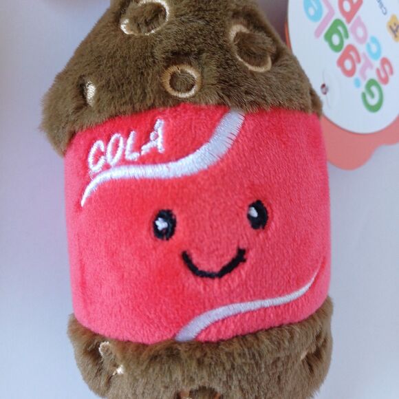Back-to-School Bag clip-on bundle giggle scape plush Burger/cola/pizza - Picture 3 of 10